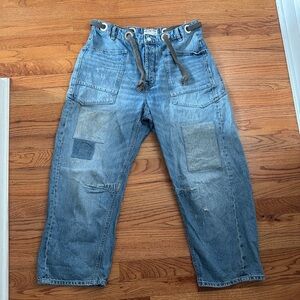 Free People Moxie barrel jeans 28